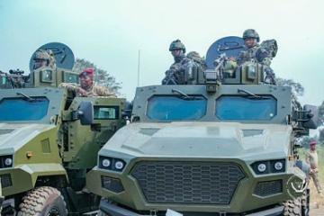 Les FARDC sur les lignes de front face aux rebelles du M23. Photo droits tiers
