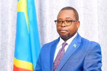 Le gouverneur du Kasaï Crispin Mukendi Bukasa. 