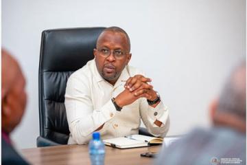 Le VPM Shabani déterminé à sécuriser le site universitaire et ses environs. Photo droits tiers 