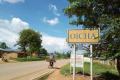 Entrée Sud d’Oicha, dans le territoire de Beni (Nord-Kivu).