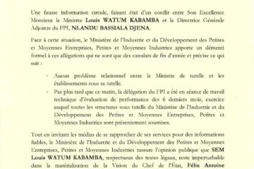 Ministère de l'industrie 