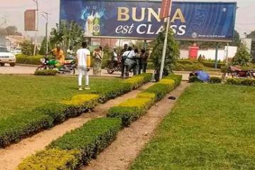 Boulevard de libération en ville de Bunia. 