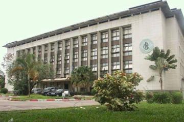 Le siège de la Banque centrale du Congo.