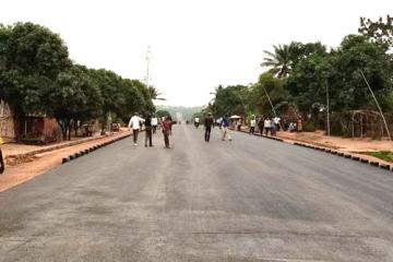Une vue de l'avenue Kasa-Vubu, dans la ville de Mbuji-Mayi (Kasaï-Oriental).
