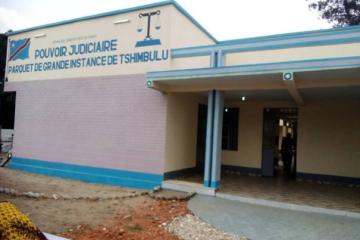 Une vue du parquet de grande instance de Tshimbulu, dans le territoire de Dibaya au Kasaï-Central. Photo droits tiers