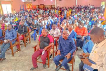 Des participants au lancement du Festival Grand-Kasaï dans la salle du barreau. Photo fda