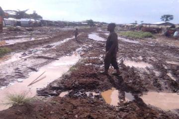 L'état actuel de la route Kananga-Kalamba Mbuji (15 avril 2025). Photo droits tiers