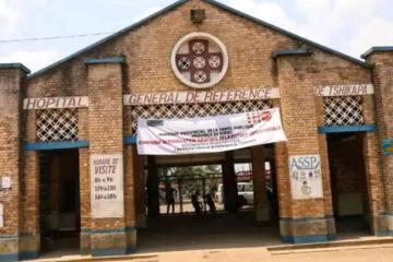 L'entrée de l'Hôpital général de référence de Tshikapa (Kasaï). Photo radio okapi