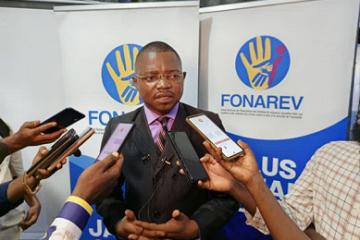 Mhyrhand Mulumba, coordonnateur régional du Fonarev dans le grand Kasaï. Photo droits tiers
