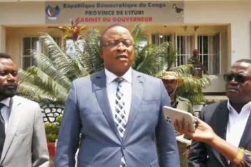 David Mukeba a profité de l'occasion pour appeler les fils et filles ituriens égarés à revenir à la raison. Photo droits tiers