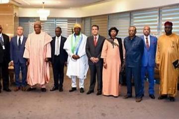 Inauguration des voies d'entrée prioritaires à l'aéroport du Caire pour les ressortissants de l'UA. Photo droits tiers