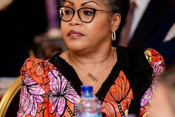 La Première ministre Judith Suminwa. PHOTO droits tiers