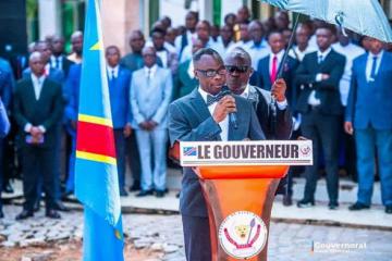 Le gouverneur du Kasaï-Oriental, Jean-Paul Mbwebwe Kapo, dans une activité publique.