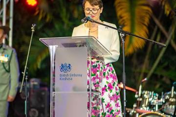 L'ambassadrice du Royaume-Uni en RDC, Alyson King.