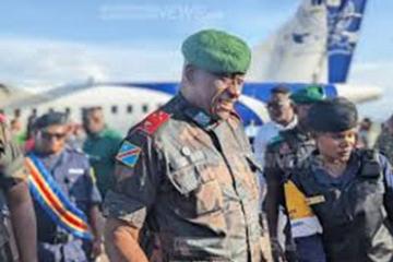 Le lieutenant général Johnny Luboya N'kashama, gouverneur de la province de l'Ituri . Photo droits tiers