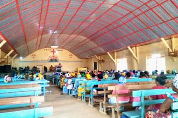 Une vue des membres de l'Eglise du christ au Congo.