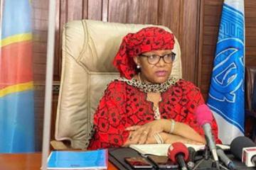La gouverneure de la BCC, Mme Malangu Kabedi Mbuyi. 