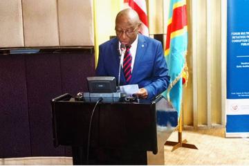 Le Coordonnateur de l'APLC, Victor-Michel Lessay.