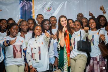Le Gouvernement et l'UNFPA s'engagent à offrir aux jeunes les moyens qu'il faut pour un monde juste. Photo droits tiers