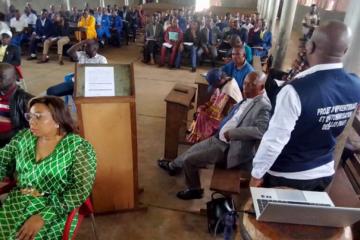 Le PAAF en dialogue avec les chefs d'établissement scolaires à Kamuesha et Tshikapa. PHOTO droits tiers 