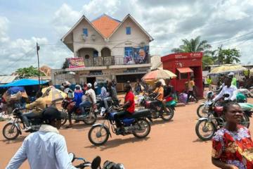 Une vue, lors de la campagne électorale à Tshikapa (Kasaï), lundi 18 décembre 2023. PHOTO droits tiers 