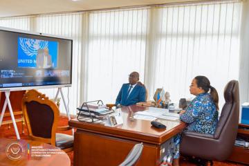 La ministre d'Etat Thérèse Kayikwamba Wagner a lancé un vibrant appel en faveur de la
