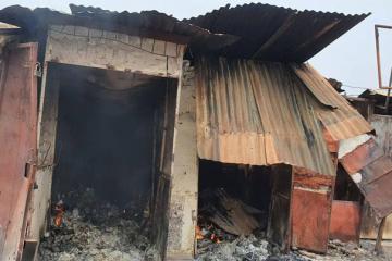 Débris incendie UPN