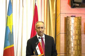 L’ambassadeur de la République arabe d’Égypte accrédité en RDC, Hesham Abdel Salam Elmekwad. Photo droits tiers