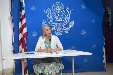 L’ambassadrice des Etats-Unis en RDC, Lucy Tamlyn. 