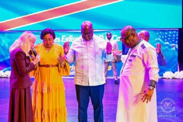 " Ce soir, je veux redire devant Dieu et devant vous : la République Démocratique du Congo a choisi l'espérance", dixit Félix tshisekedi. Photo droits tiers