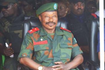 Le général Eddy Kapend Irung, commandant de la 22ème région militaire. Photo droits tiers