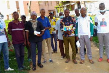 Les membres du sous-comité local de coordination mis en place pour contrer la maladie. Photo droits tiers