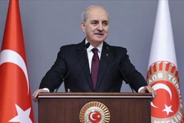 Le président du Parlement turc demande la suspension d'Israël des Nations Unies. Photo droits AA