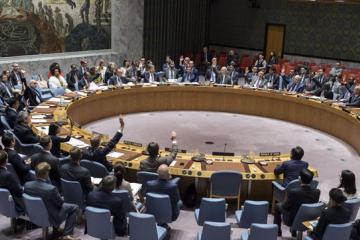 Une vue d'une réunion du Conseil de sécurité de l'Onu.
