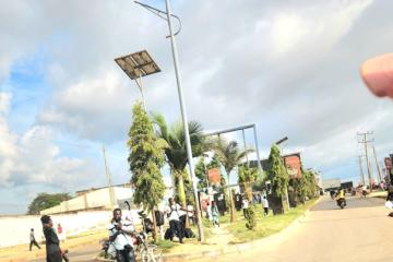 Une vue du boulevard de libération de la ville de Bunia, chef-lieu de la province de l'Ituri. Photo droits tiers