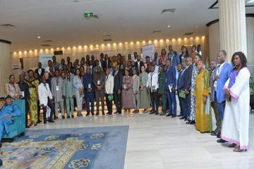 Vue des membres de la coalition nationale des défenseurs des droits de l’homme en RDC.