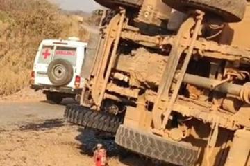 Véhicule accidenté