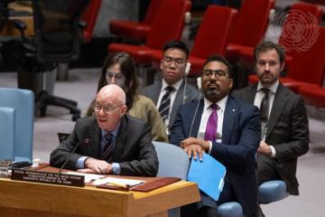 Le chef de la Monusco, James Swan au Conseil de sécurité de l'Onu. Photo Radio Okapi