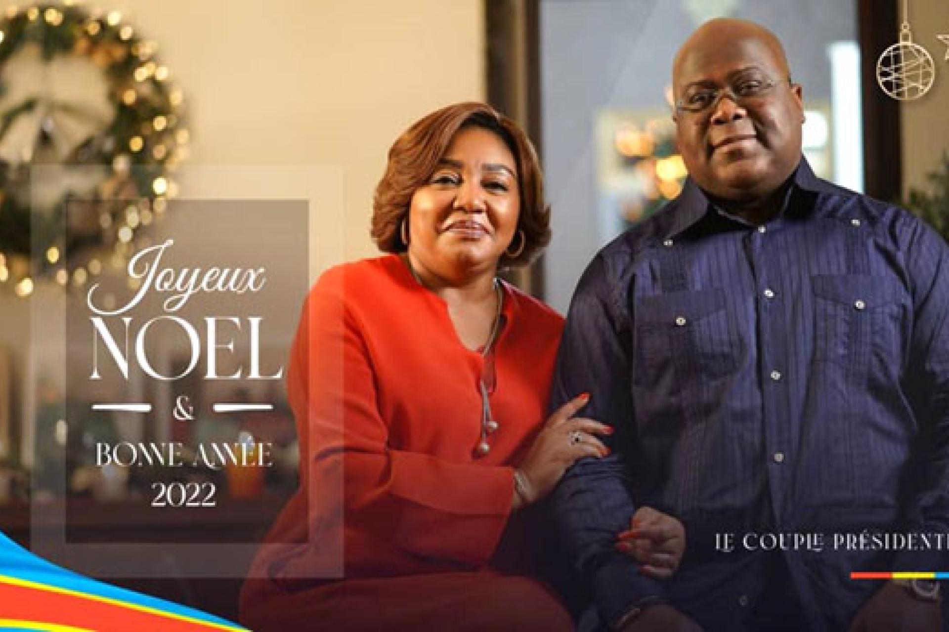 Le couple présidentiel Tshisekedi
