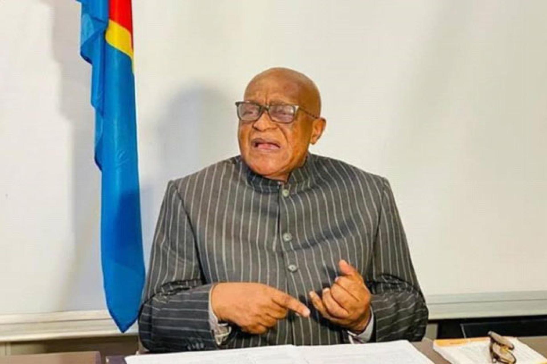 Le PCA de l'Odep, Florimond Muteba annonce son retrait du partenariat Société civile-IGF. Photo droits tiers