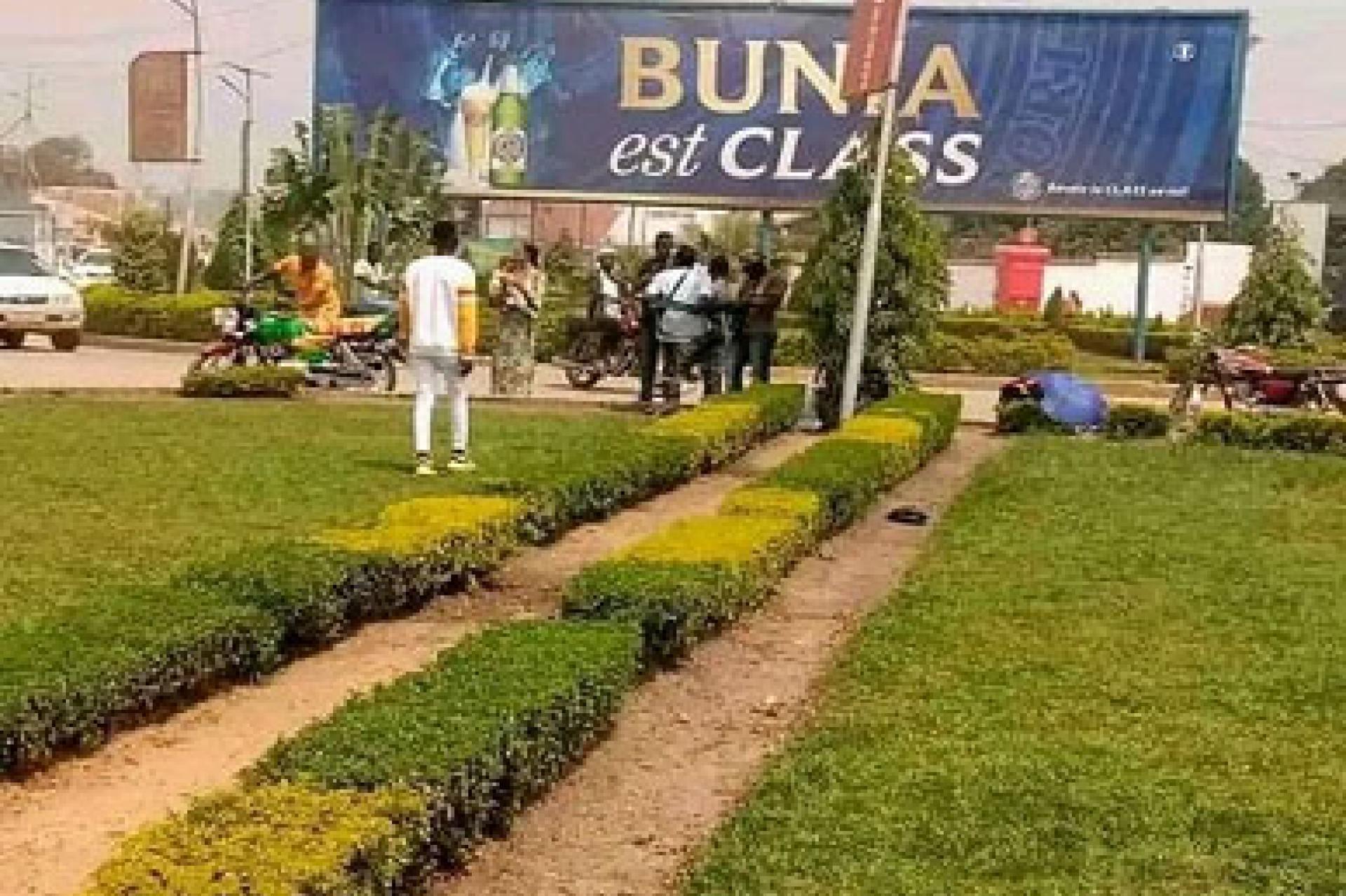 Boulevard de libération en ville de Bunia. 