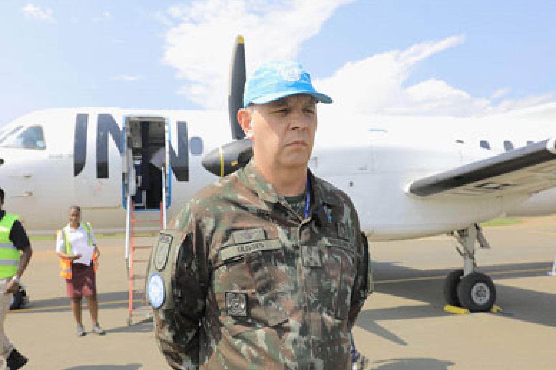 Le nouveau commandant de la Monusco à Beni.
