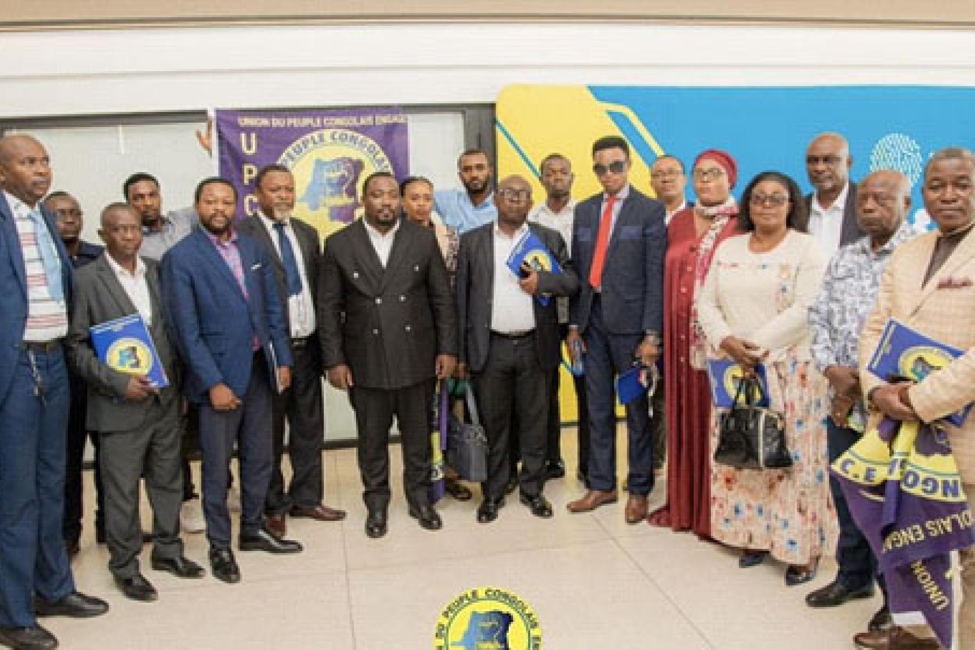 Le staff dirigeant de l'UPCE. 