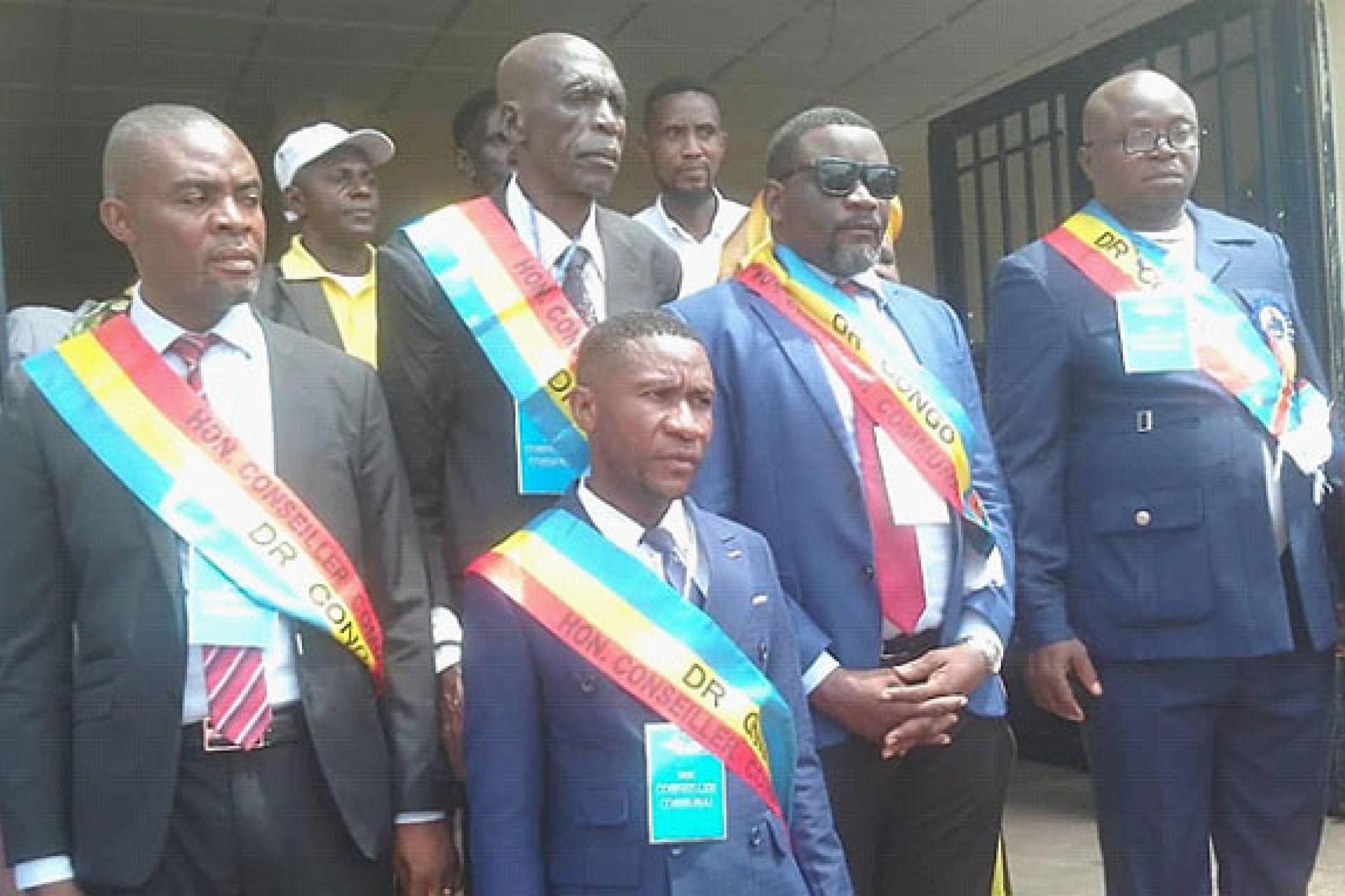 Vue des conseillers communaux. 