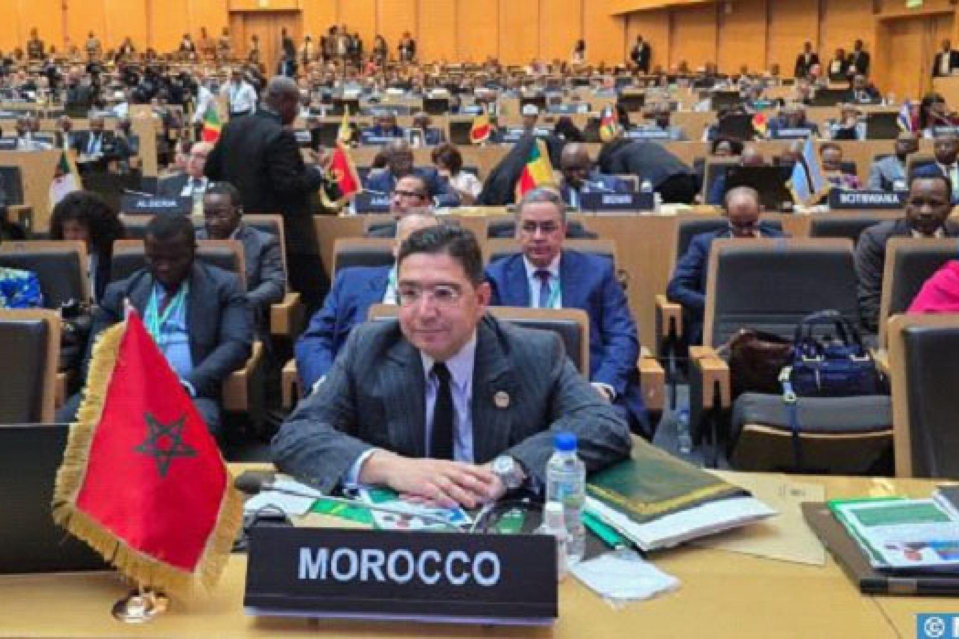 le ministre des Affaires étrangères, de la coopération africaine et des Marocains résidant à l'étranger, Nasser Bourita. Photo droits tiers