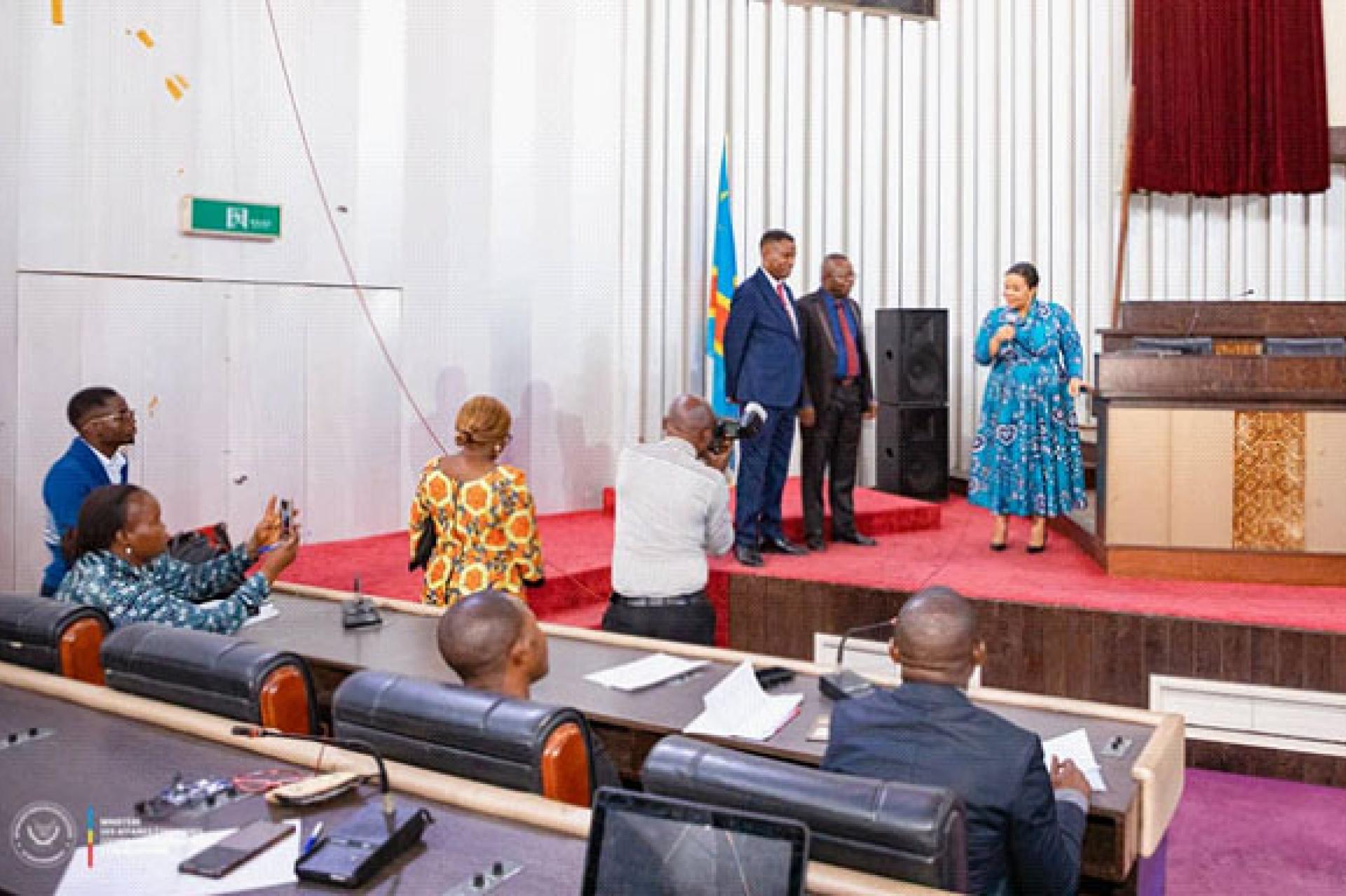 La vision de renforcement des capacités du corps diplomatique congolais, un pilier qui s'inscrit dans la dynamique de professionnalisation du personnel du ministère. Photo droits tiers