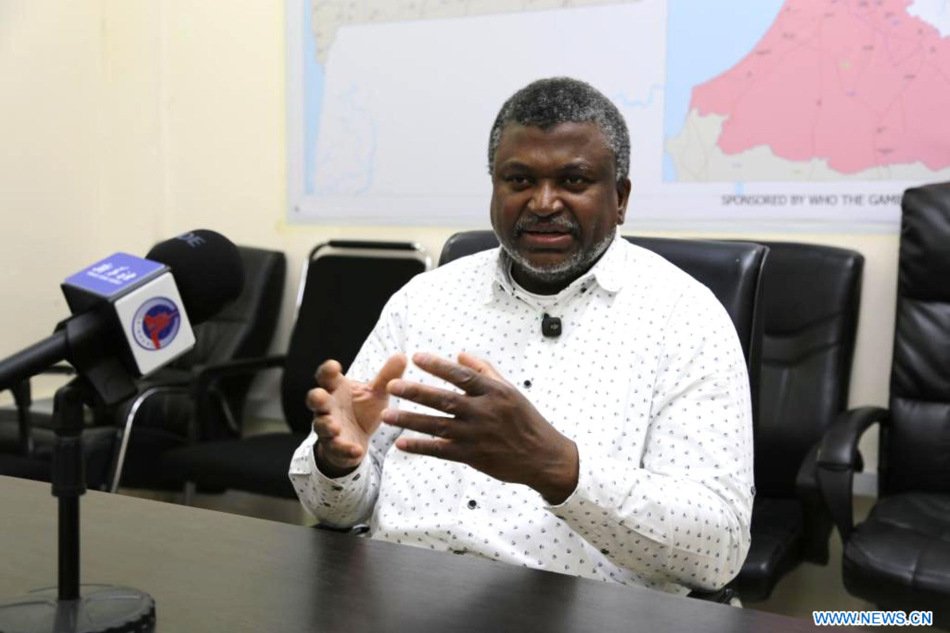 Le ministre gambien de la Santé, Ahmadou Lamin Samateh.