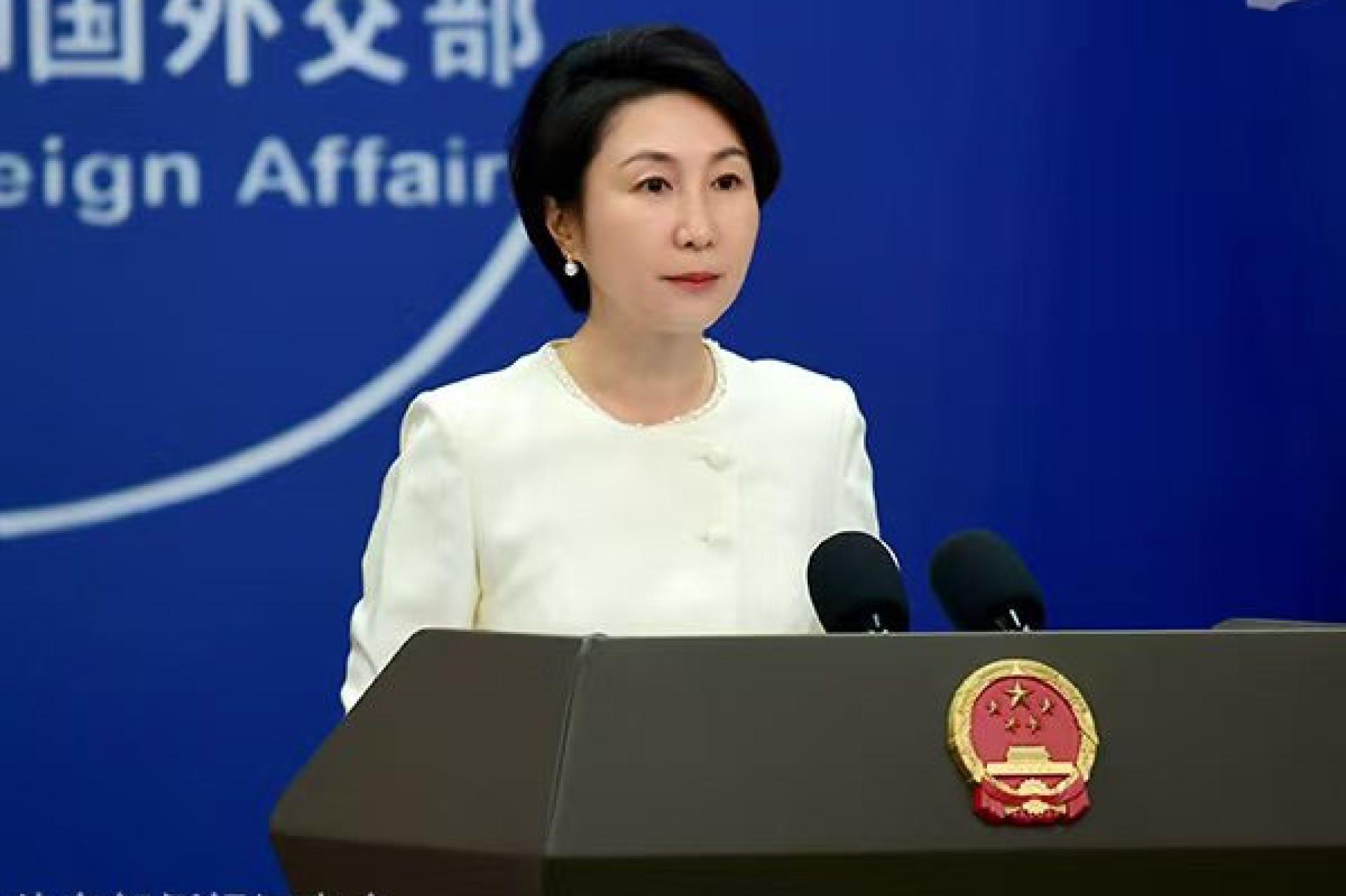 Mme Mao Ning, porte-parole du ministère des Affaires étrangères. 