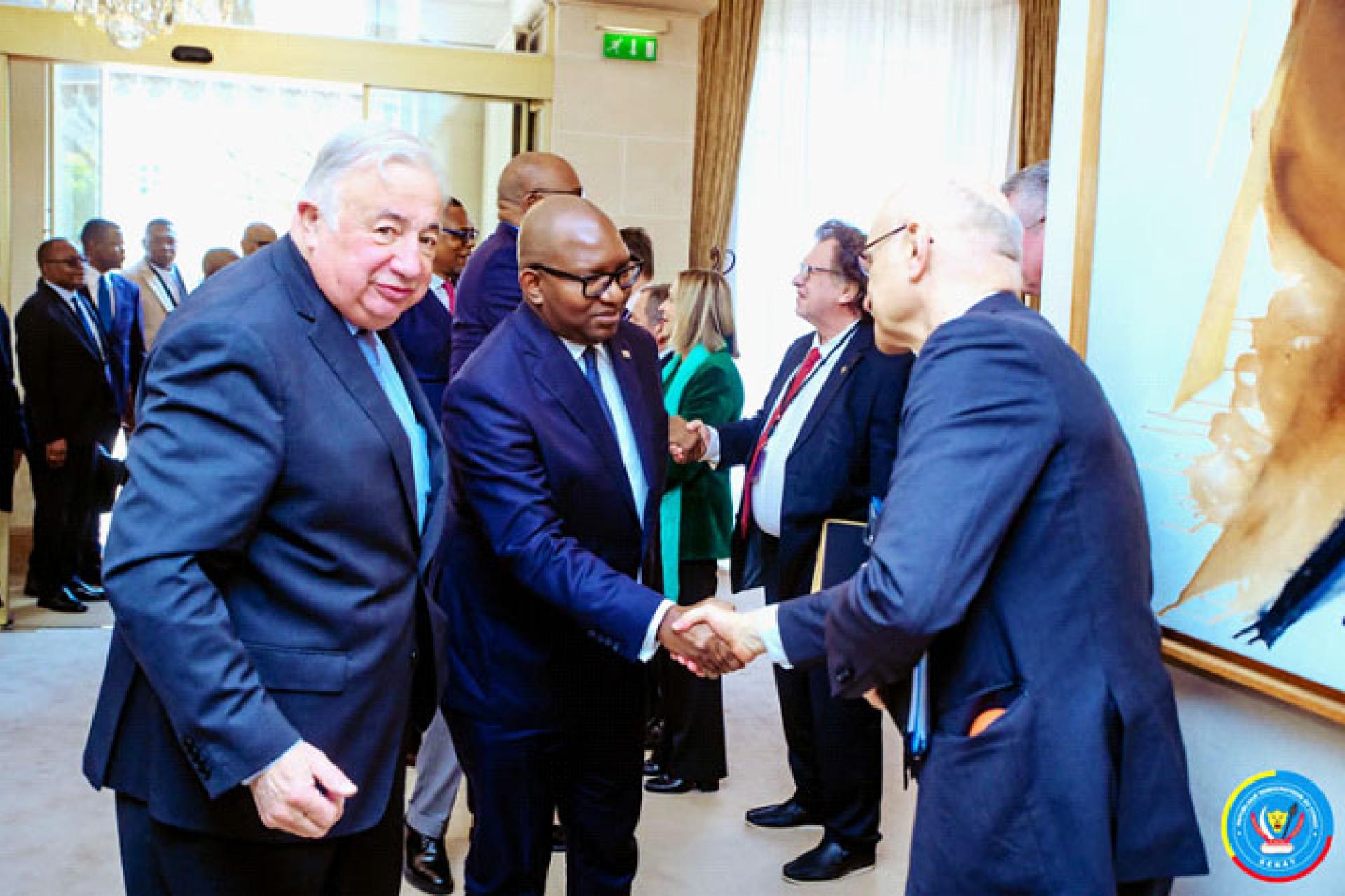 Sama Lukonde sur le fron de la diplomatie parlemantaire.