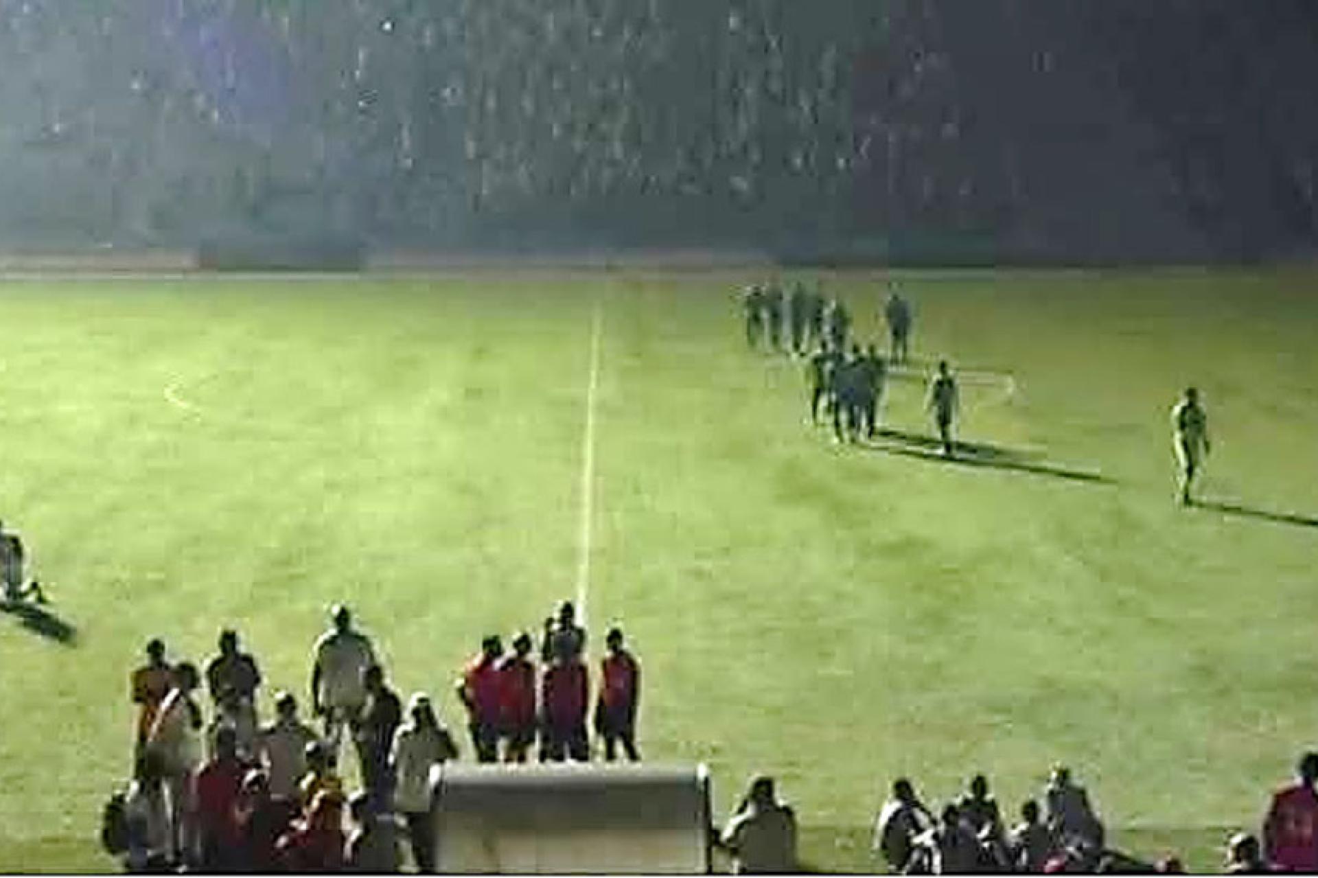 Vue du match Vclub contre Aigles du Congo.